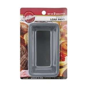  Wilton Mini Loaf Pan Set Of 2 5 3/4X3X2 W1826; 4 Items 