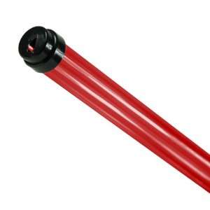 48 in.   T5   Red   Tube Guard with End Caps   Colored Plastic Lamp 