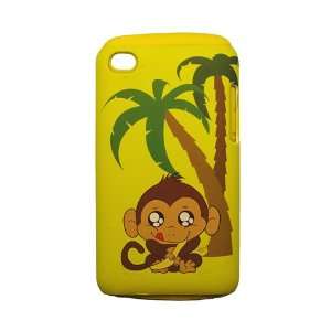  iPod Touch 4 Hybrid Case 2in1 Rubber Banana Monkey Silicon 