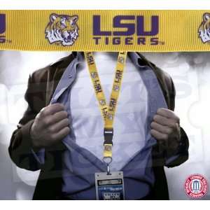  LSU Tigers NCAA Lanyard Key Chain and Ticket Holder 