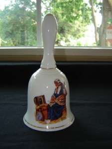 Fine Asssorted Lot of 5 Norman Rockwell Museum Porcelain Bells 