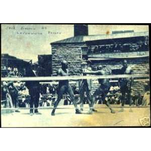 Boxing Jack Johnson at Leavenworth Prison Poster 1920  