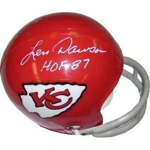  Len Dawson Autographed/Hand Signed Kansas City Chiefs TB 
