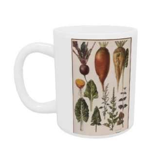 Beetroot and other vegetables (w/c) by Elizabeth Rice   Mug   Standard 