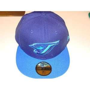  Toronto Blue Jays Blue on Blue New Era Hat Cap 7 3/8   Men 