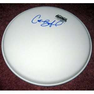  CARTER BEAUFORD dave matthews band SIGNED Drumhead 
