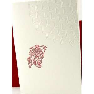  fins letterpress all occasion boxed note cards Health 