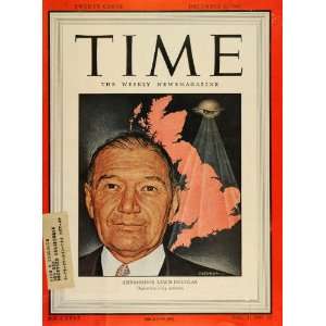  1947 Cover TIME Ambassador Lewis Douglas Ernest Baker 