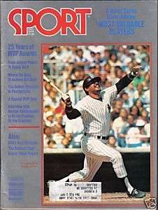 1979 Sport Magazine Reggie Jackson New York Yankees  