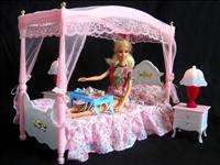 NEW Princess Bed/Bedroom Set for Barbie Dolls B19  