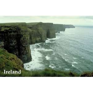  Cliffs of Moher OCEAN SEA ROCK FACE IRISH IRELAND TRAVEL 