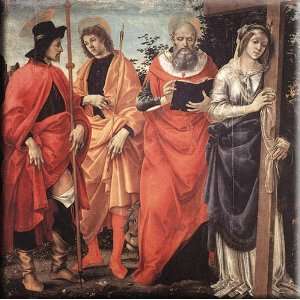   30x30 Streched Canvas Art by Lippi, Filippino