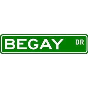  BEGAY Street Name Sign ~ Family Lastname Sign ~ Gameroom 