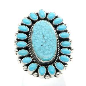  Kingman Birdseye Turquoise Ring Jewelry