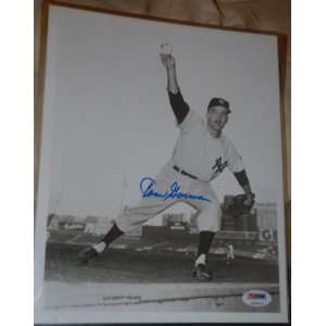 Tom Gorman Autograged 8 X 10 PSA/DNA Certified New York Yankees