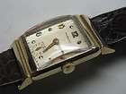 Hamilton WESLEY Vintage 14K Gold Deco Wrist Watch XLNT