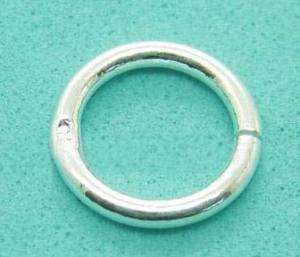 5Pcs Split rings Jump rings 925 Sterling Silver SMG26  