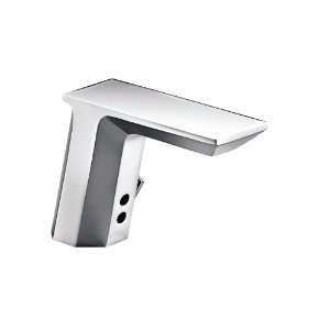   13467 CP Geometric Touchless Deck Mount Faucet, Polished Chrome