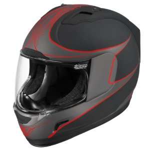  Icon Alliance Full Face Motorcycle Helmet Black Rat Large 