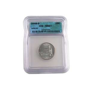  2008 Hawaii Quarter   Certified 67   D Mint Sports 