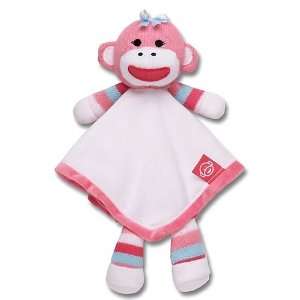   Baby Starters Pink Sock Monkey Snuggle Buddy PINK/MULTI Baby