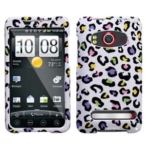 SnapOn Phone Cover Case FOR HTC EVO 4G Sprint LEOPARD C  