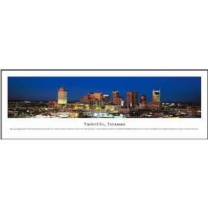  Nashville, Tennessee Panoramic View Framed Print