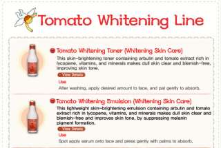 skin brightening spot serum containing arbutin and tomato extract rich 