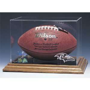  Baltimore Ravens Nfl Football Display Case (Wood Base 