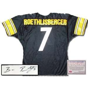  Ben Roethlisberger Hand Signed Authentic Style Pittsburgh 