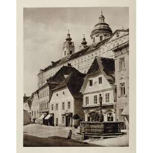  1928 Buildings Melk Austria Photogravure Kurt Hielscher 