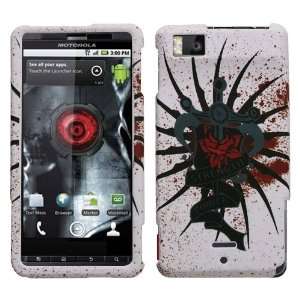   AND WHITE BLOODY SWORD SHIELD ROSE STRENGTH POWER SNAP ON CASE COVER