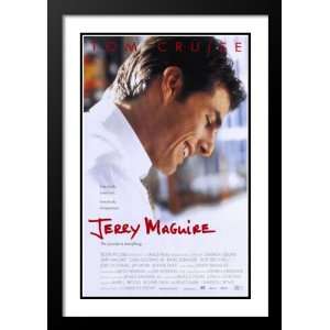  Jerry Maguire Framed and Double Matted 32x45 Movie Poster Tom 
