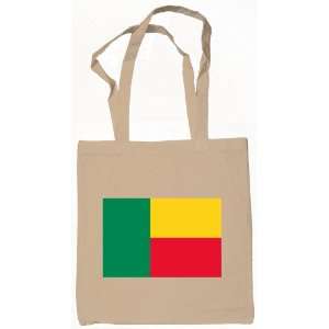  Benin Flag Tote Bag Natural 