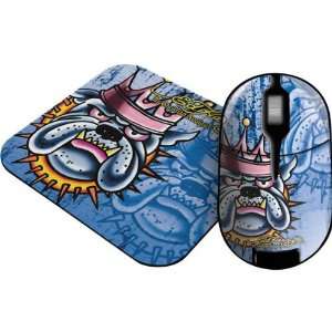  Ed Hardy PAC10B07F Pro Wireless Mouse and Pad 2 In 1 Value 
