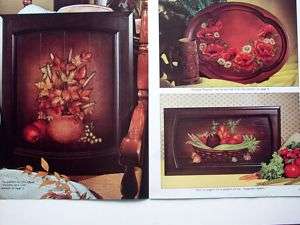Tole Style decorative painting patterns flowers 1974  