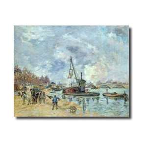  At The Quay De Bercy In Paris 1874 Giclee Print