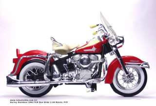 Harley 1962 FLH DUO GLIDE 118 Maisto #25  