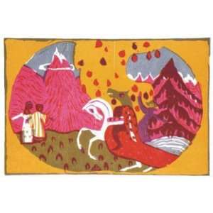  Berge by Wassily Kandinsky, 12x7
