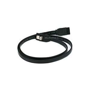  SATA3 Cables w/Locking Latch / Black   24 Inches 