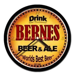  BERNES beer and ale cerveza wall clock 