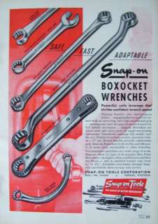   Ad   SNAP ON TOOLS * BOXOCKET WRENCHES * Powerful Safe Leverage  