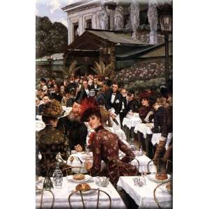 The Artists Ladies 20x30 Streched Canvas Art by Tissot, James Jacques 