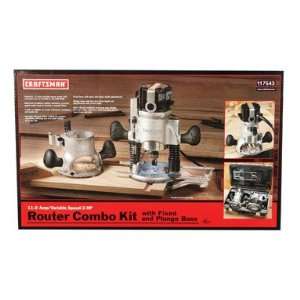  Craftsman Plunge Combo Router with Electric Feedback 2 Hp 