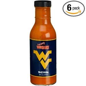 Tailgate West Virginia University Medium Wing Sauce, 12 Ounce Glass 
