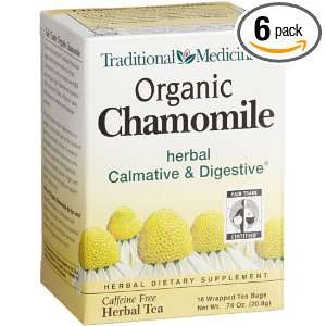Traditional Medicinals Organic Fair Trade Certified Chamomile Herbal 