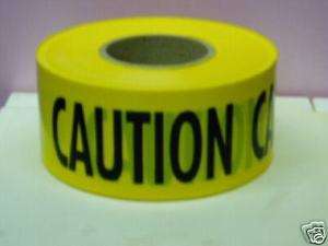 Barricade Tape Yellow Tape With CAUTION 1000 ft  