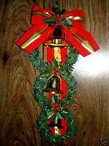 Christmas Bells Door or Wall Hanging Craft, Home Decor  