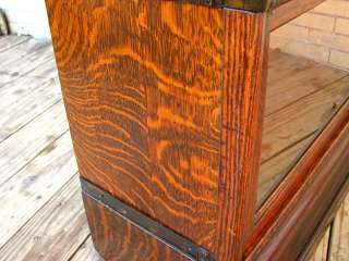 SUPERB Antique GLOBE WERNICKE Barrister Bookcase MISSION Oak w1221