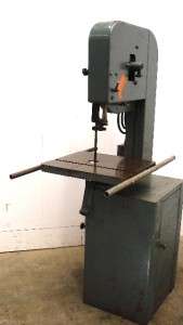   Duty Vertical Band Saw 24x 20 Base 9 Cutting Height   NICE  